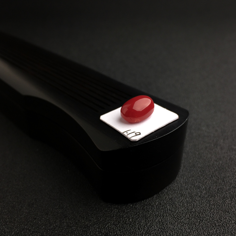 珊瑚戒面 - 红掌柜