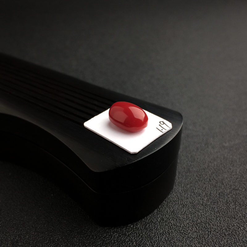 珊瑚戒面-红掌柜