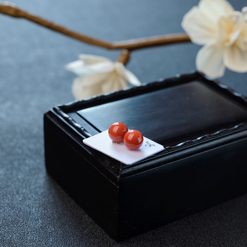 沙丁红珊瑚圆珠 - 红掌柜