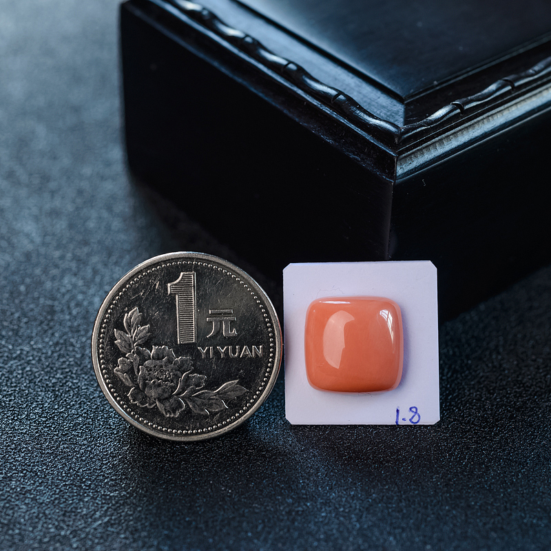 红珊瑚戒面-红掌柜