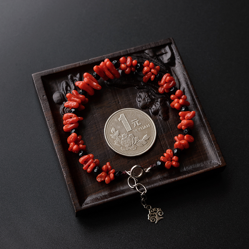 珊瑚随形手链 - 红掌柜