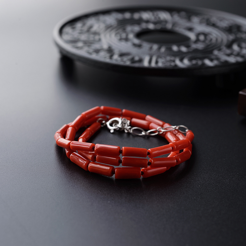 意大利沙丁红珊瑚项链 - 红掌柜