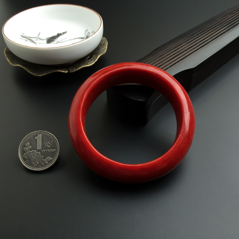 天然红珊瑚手镯-红掌柜