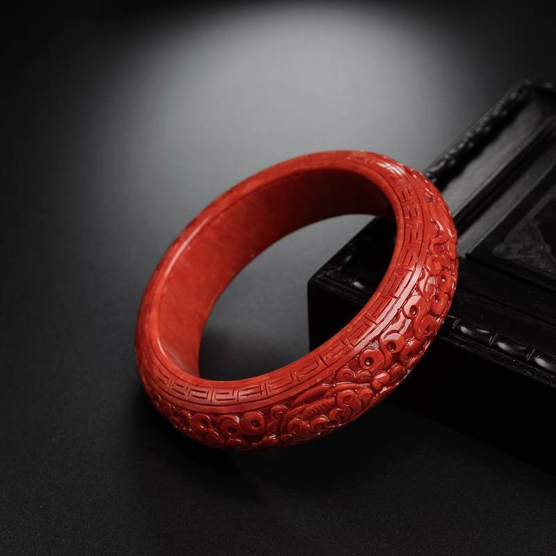 意大利沙丁红珊瑚手镯-红掌柜