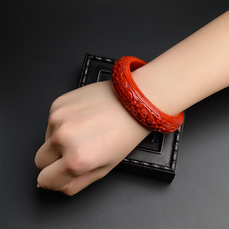 沙丁珊瑚手镯 - 红掌柜