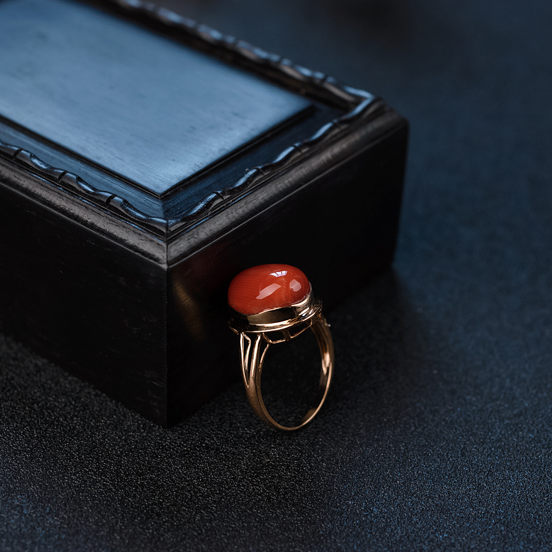 珊瑚戒指 - 红掌柜
