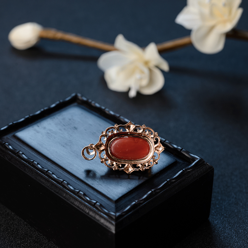 珊瑚吊坠 - 红掌柜