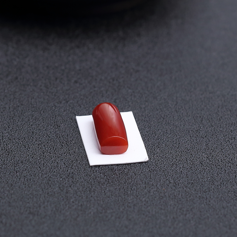 日本天然阿卡珊瑚戒面-红掌柜