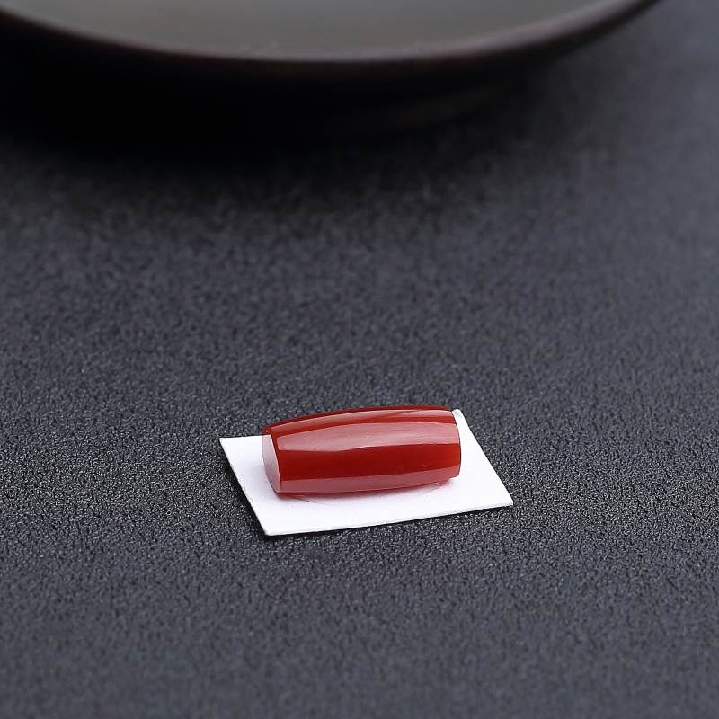 阿卡深红珊瑚戒面-红掌柜