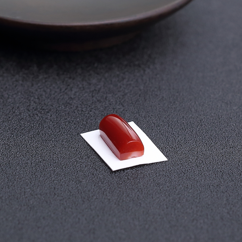 日本天然阿卡珊瑚戒面-红掌柜