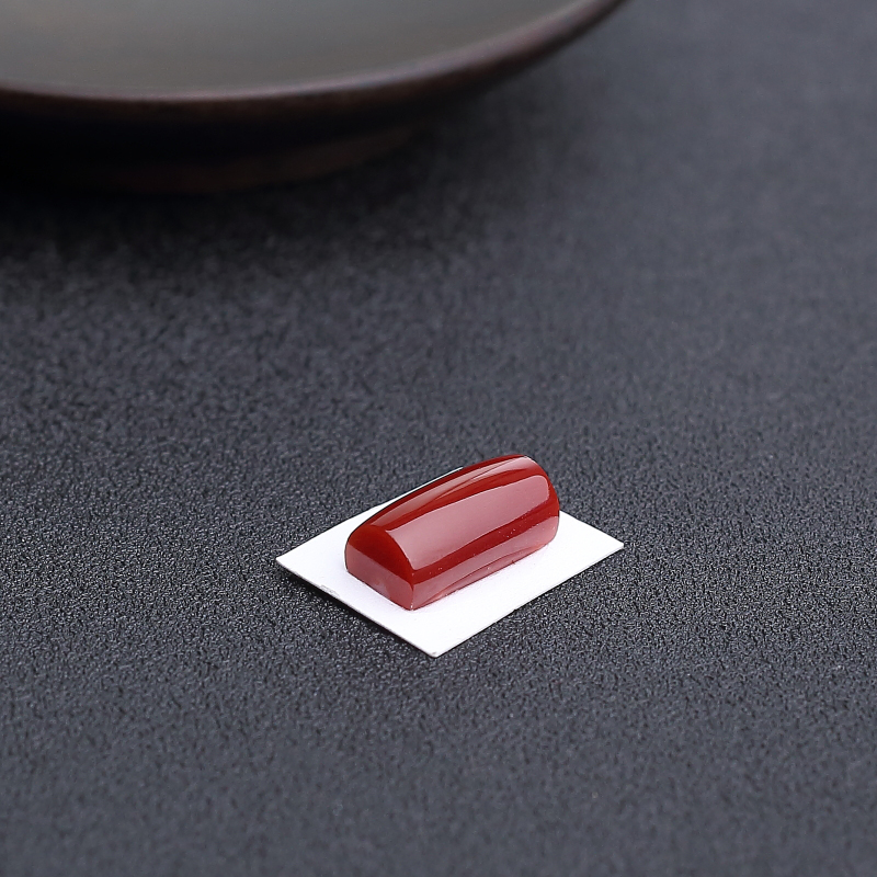 阿卡深红珊瑚戒面-红掌柜