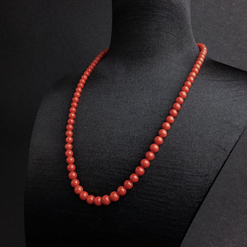 沙丁朱红珊瑚塔链 - 红掌柜