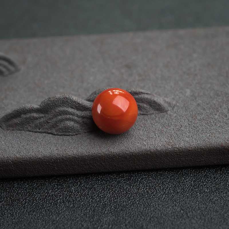 沙丁红珊瑚圆珠-红掌柜