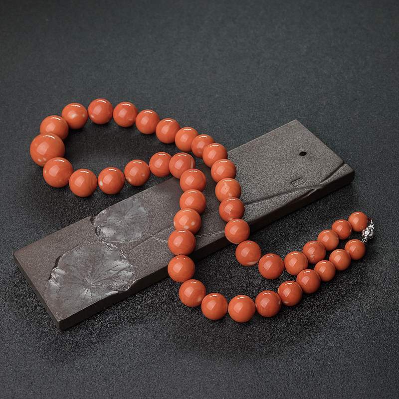 橘色珊瑚塔链-红掌柜