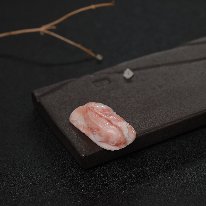 MISU珊瑚吊坠-红掌柜