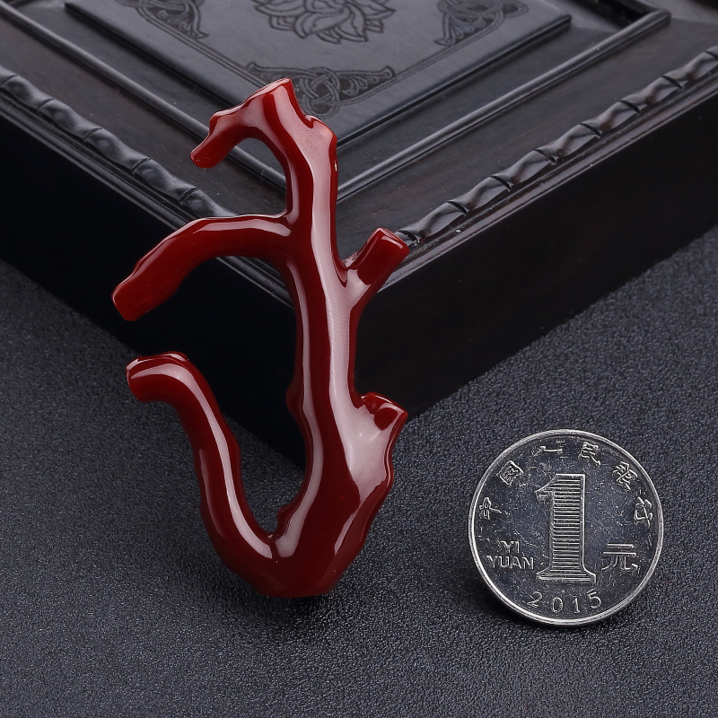 阿卡黑红珊瑚原枝-红掌柜