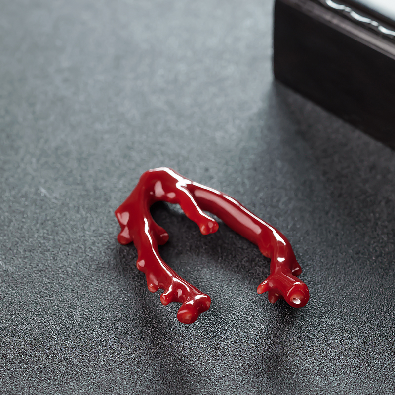 阿卡深红珊瑚原枝-红掌柜