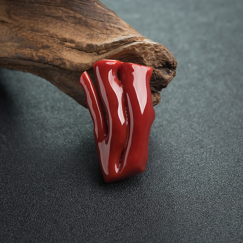 阿卡深红珊瑚原枝-红掌柜