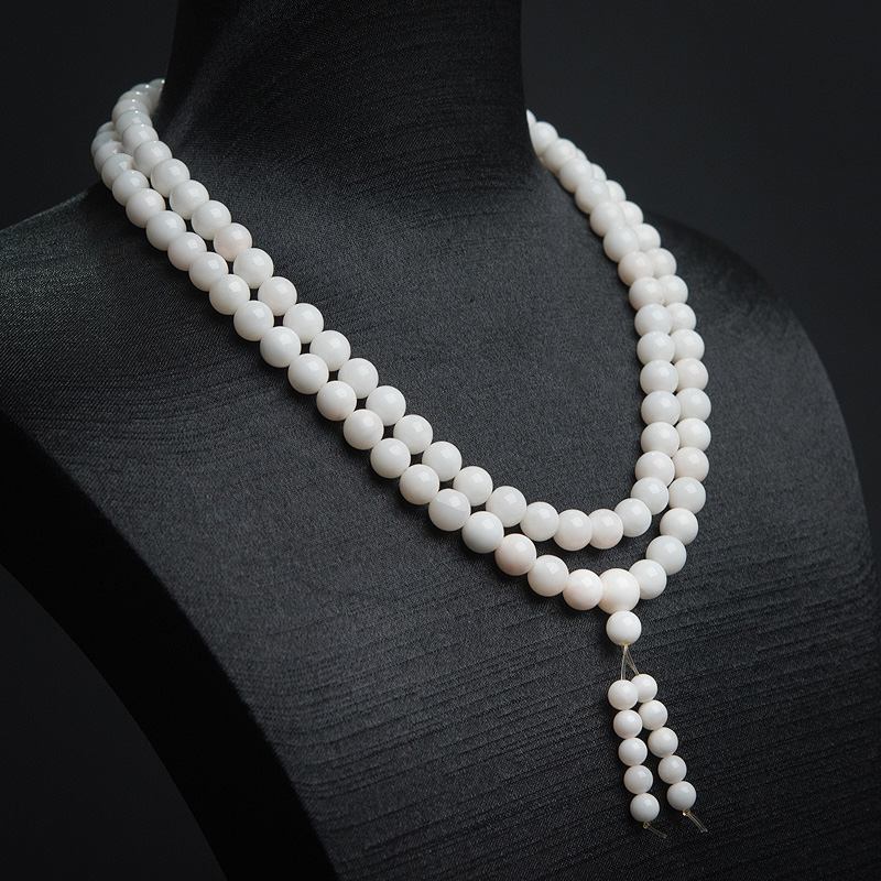 白珊瑚108佛珠-红掌柜