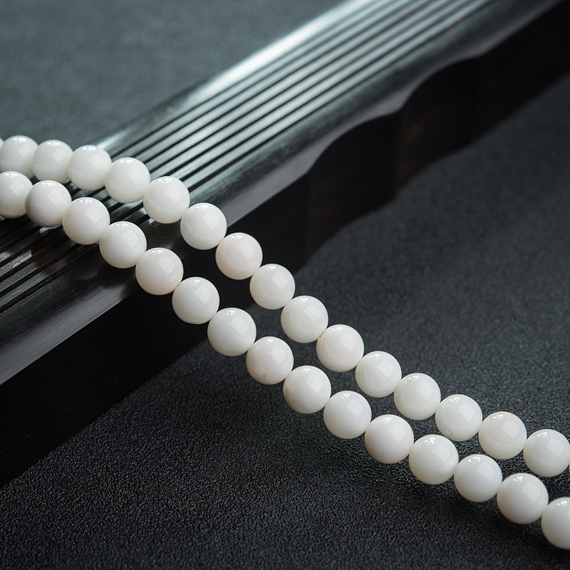 天然白珊瑚108佛珠-红掌柜