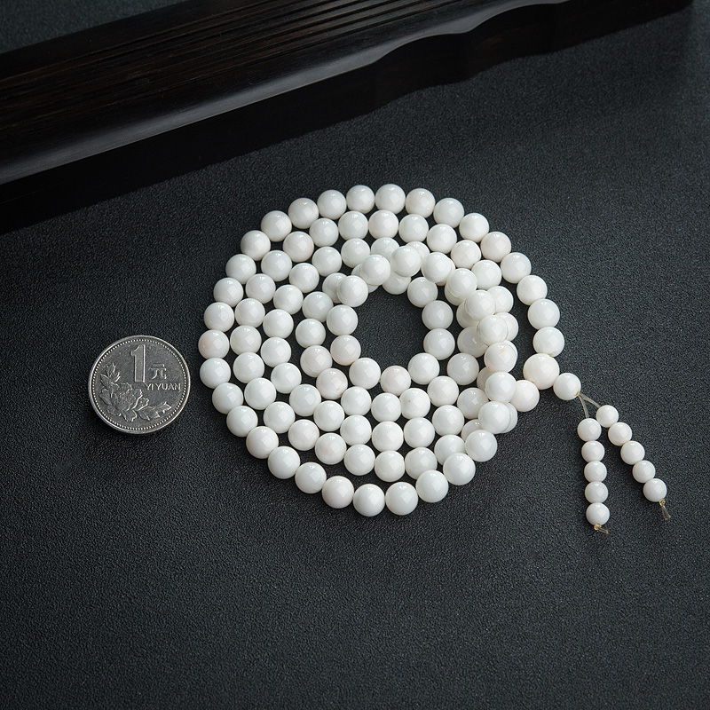 白珊瑚108佛珠-红掌柜