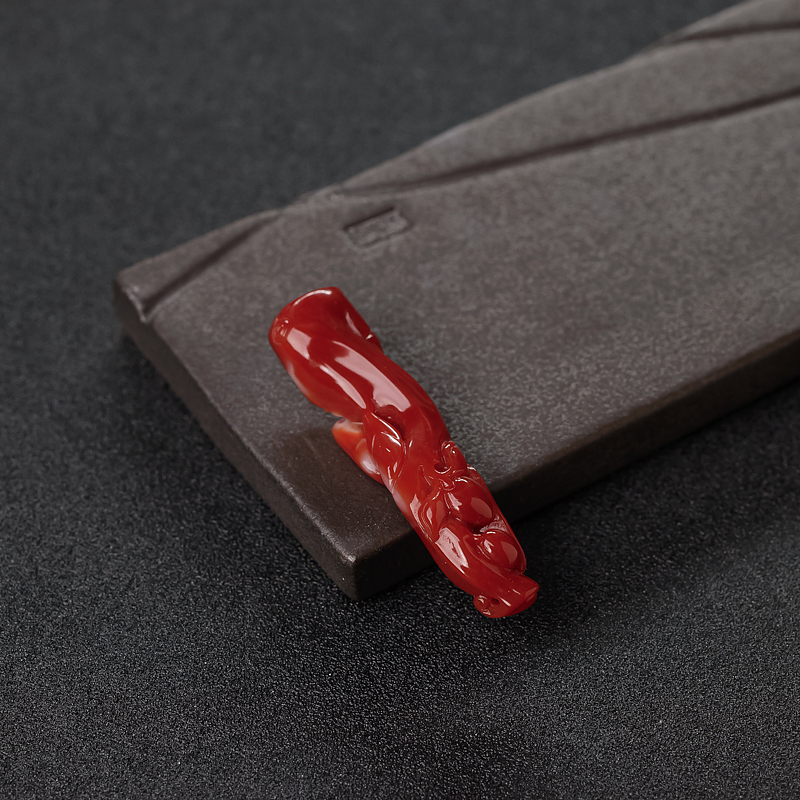 阿卡珊瑚吊坠-红掌柜