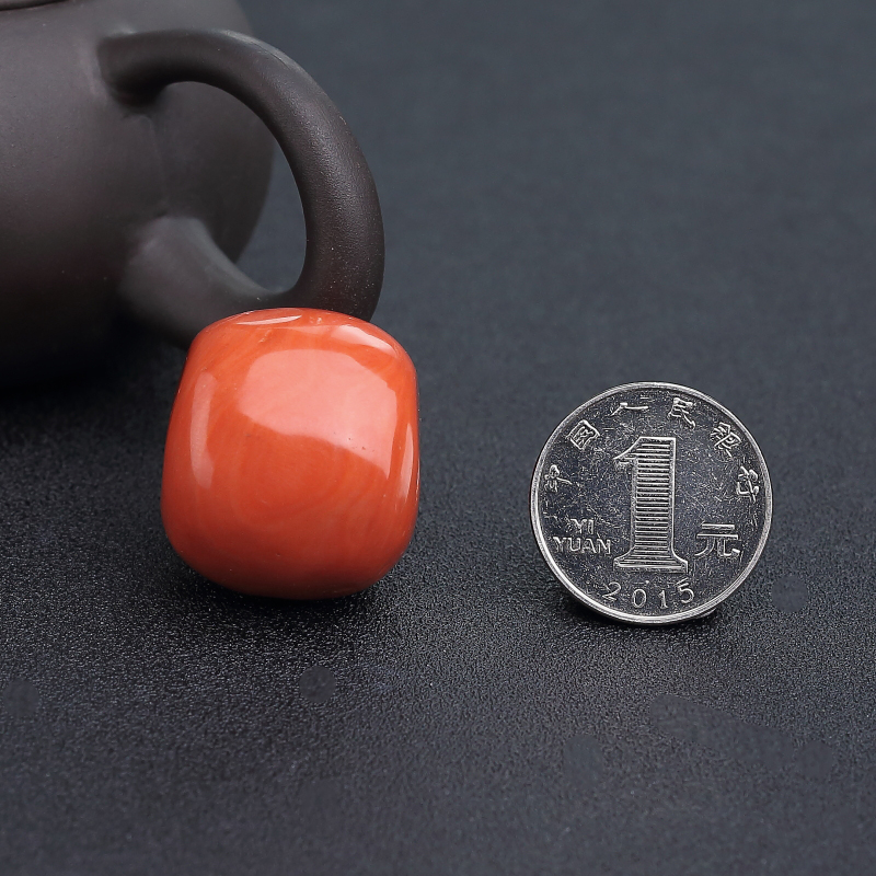 橘红珊瑚鼓珠-红掌柜