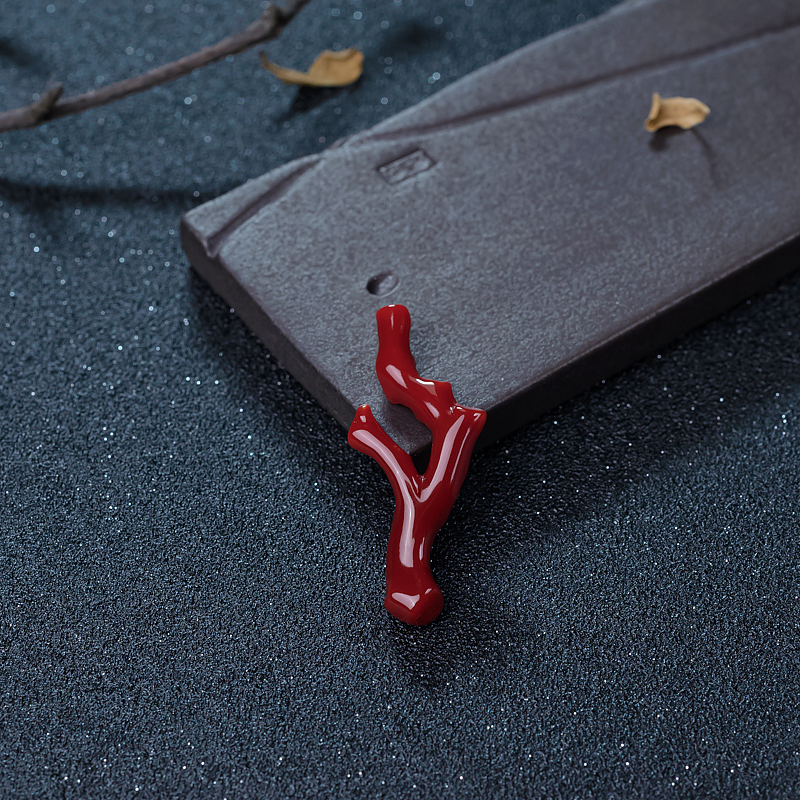 阿卡深红珊瑚原枝-红掌柜