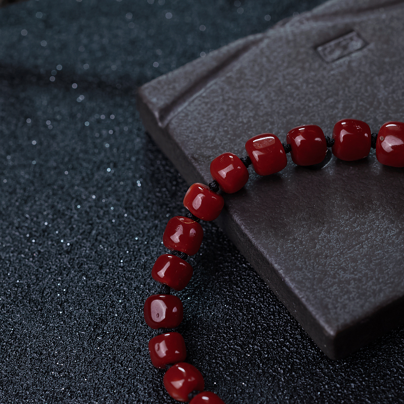 阿卡珊瑚手串-红掌柜