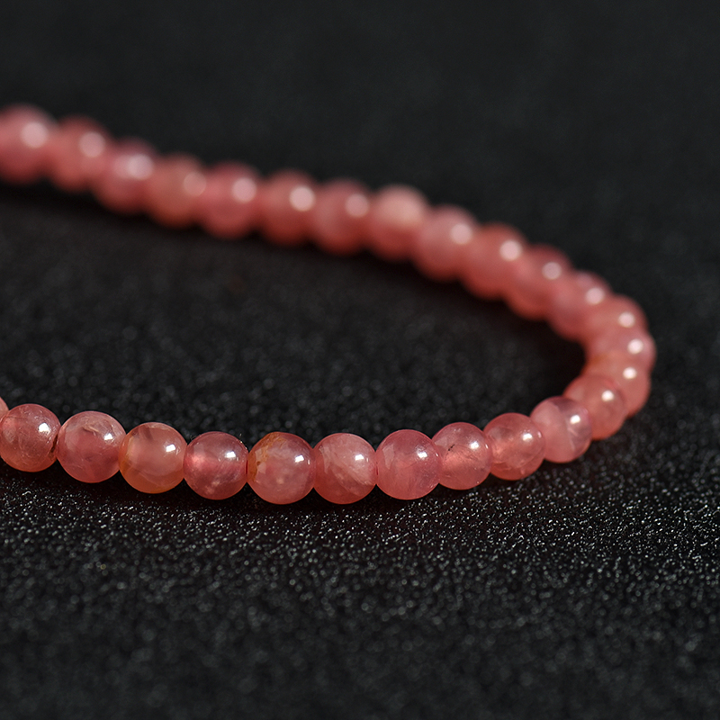 天然阿根廷红纹石手链-红掌柜