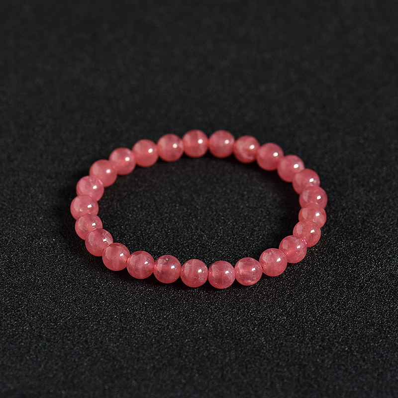 阿根廷7.5mm红纹石手链-红掌柜