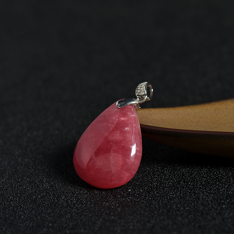 红纹石水滴吊坠-红掌柜