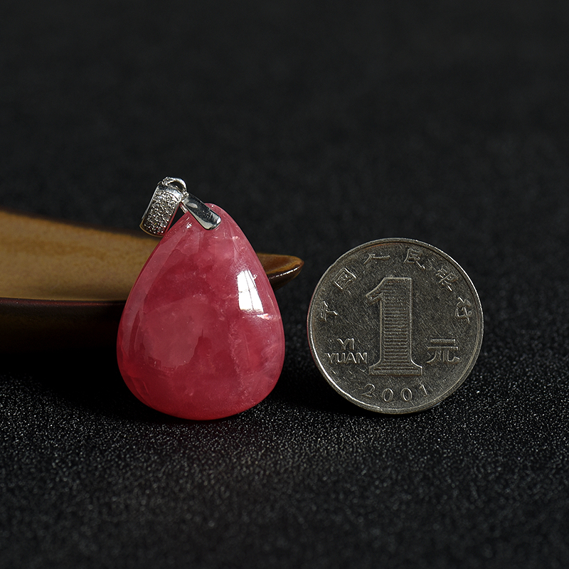 天然红纹石吊坠-红掌柜