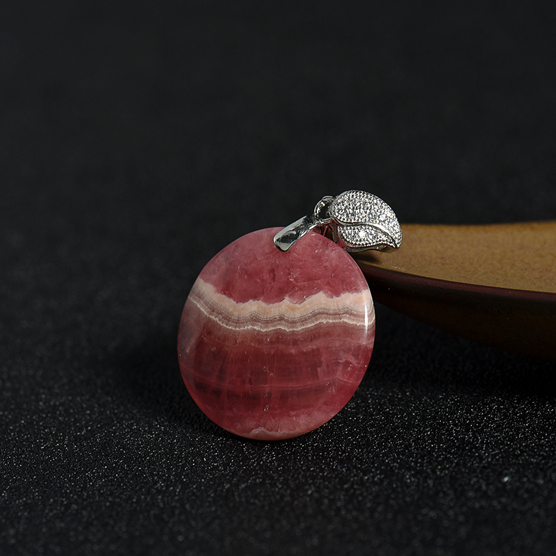 红纹石随形吊坠-红掌柜