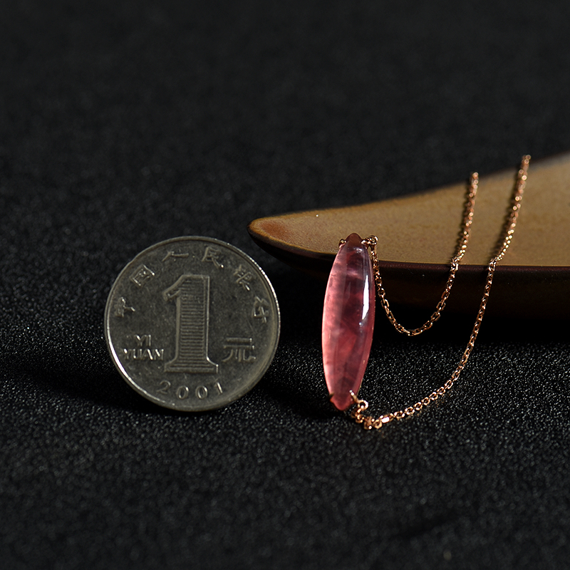 天然红纹石项链-红掌柜