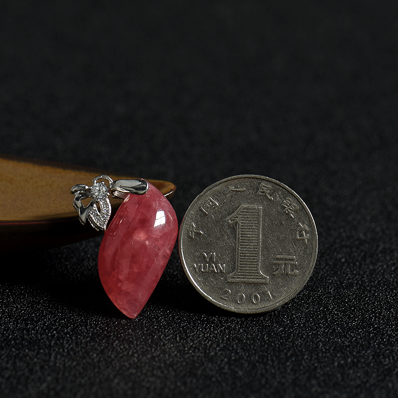 天然红纹石吊坠-红掌柜