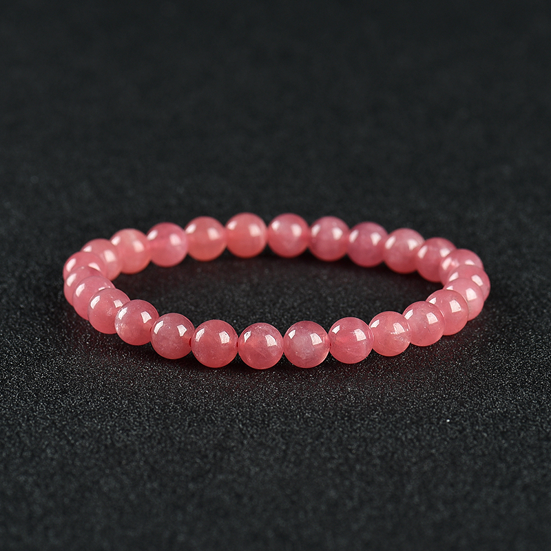 7mm红纹石单圈手串-红掌柜