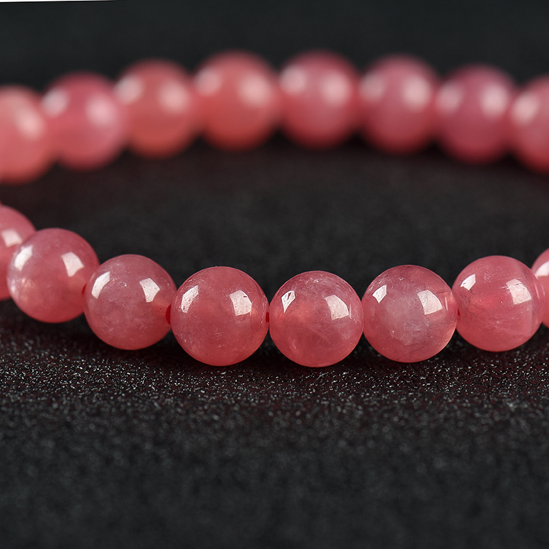 7mm红纹石手串-红掌柜