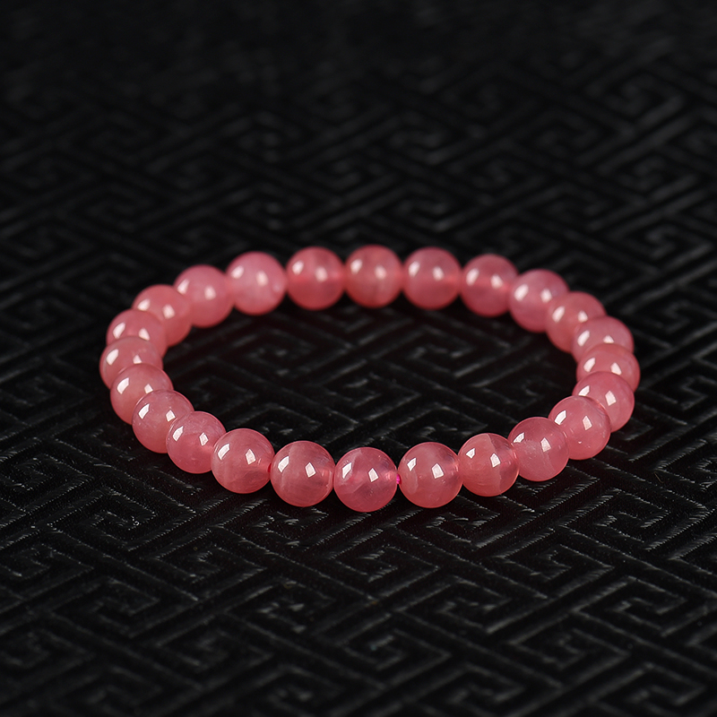 7.3mm红纹石单圈手串-红掌柜