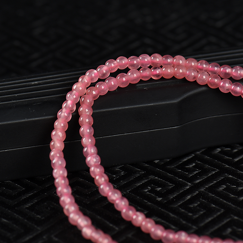 阿根廷天然红纹石手串-红掌柜