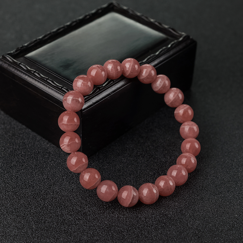 天然红纹石手串-红掌柜