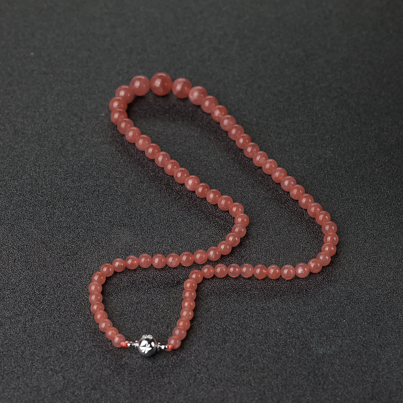 天然红纹石塔链-红掌柜