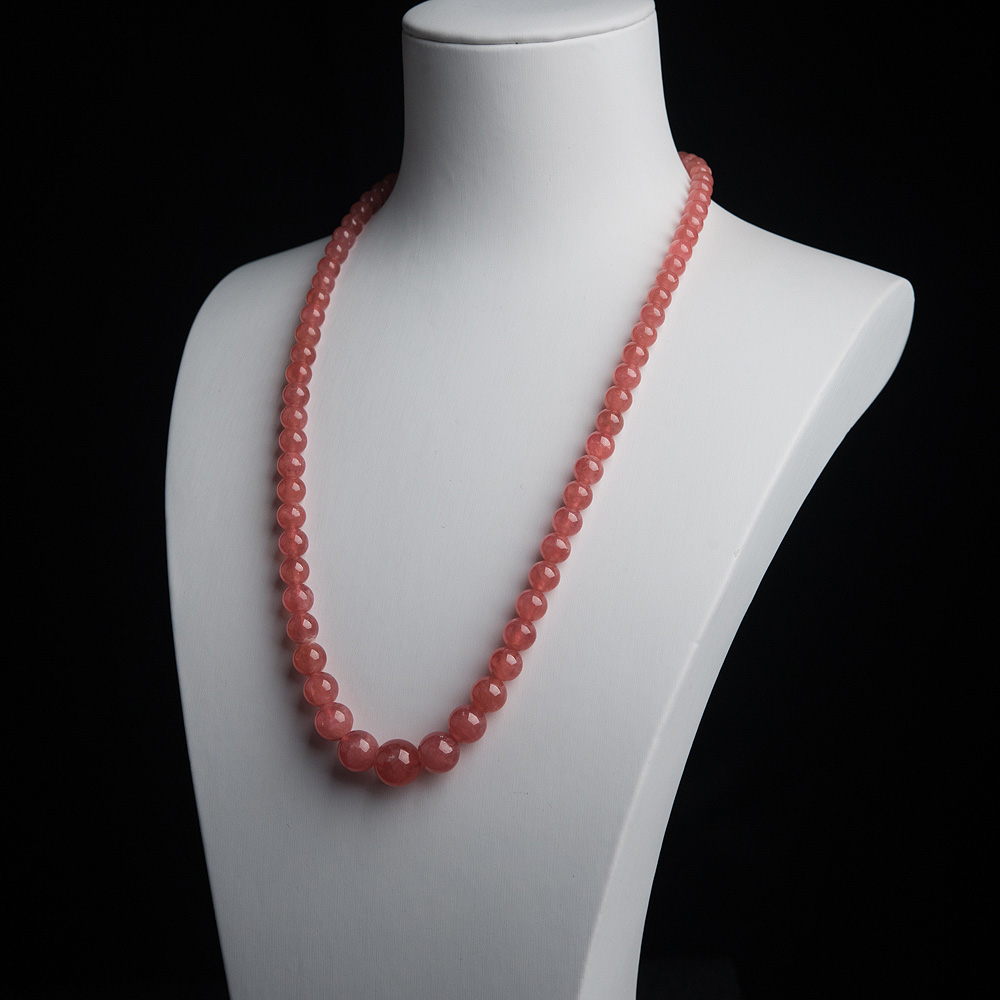 天然红纹石塔链-红掌柜