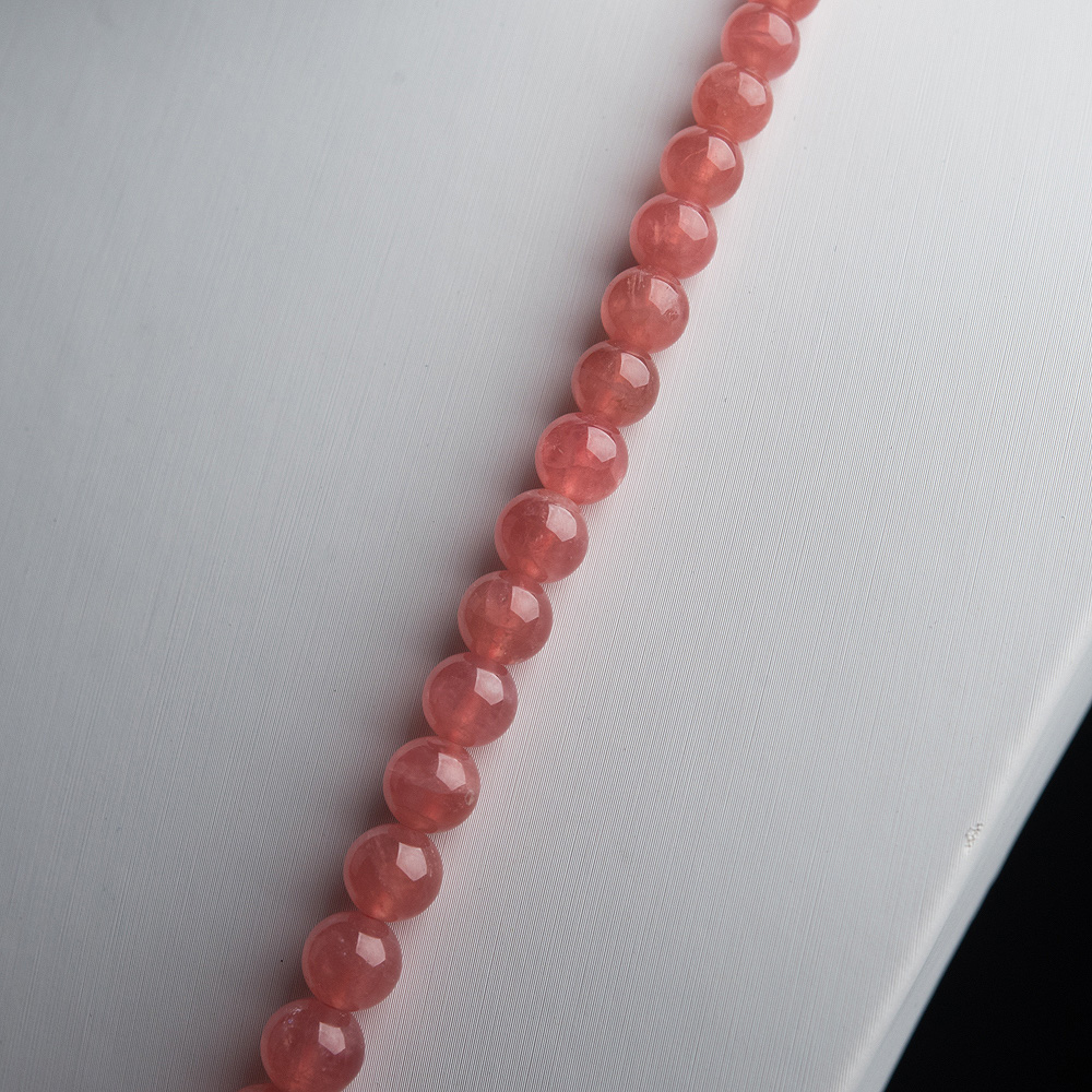 天然红纹石塔链-红掌柜