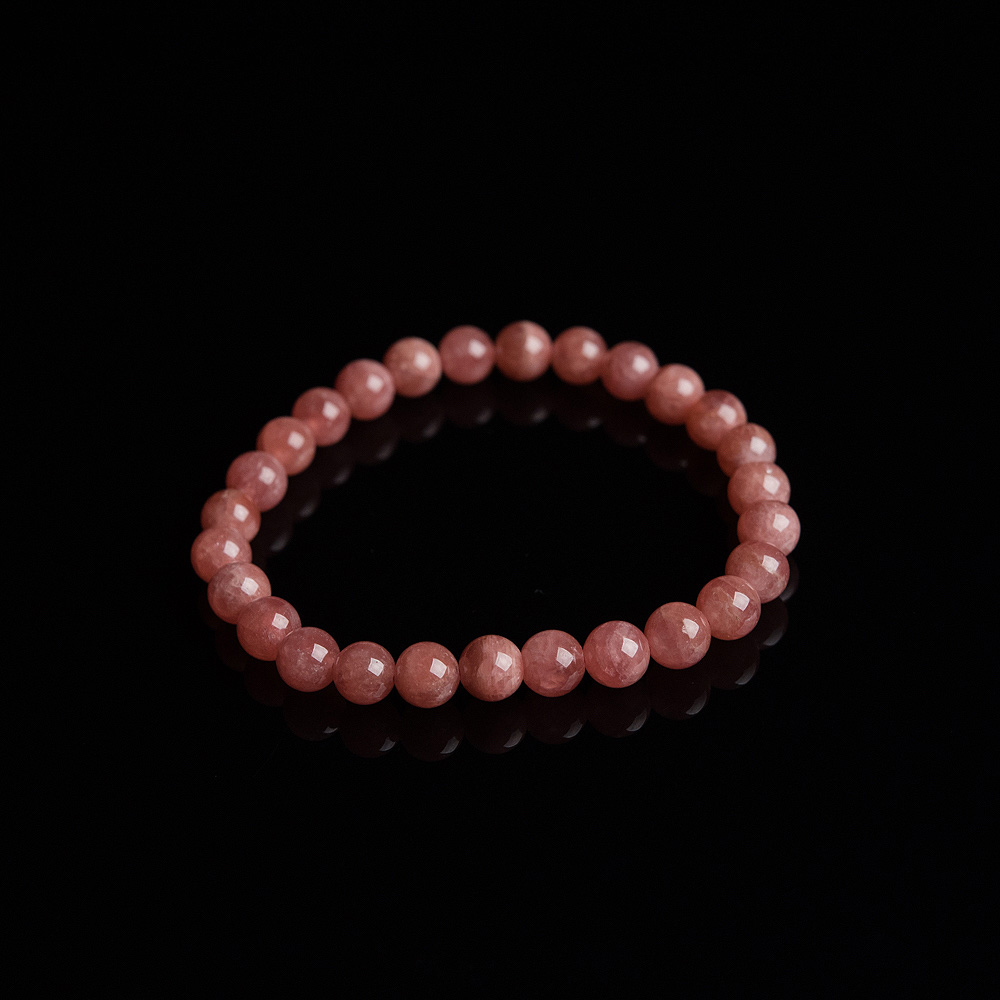 7mm红纹石单圈手串-红掌柜