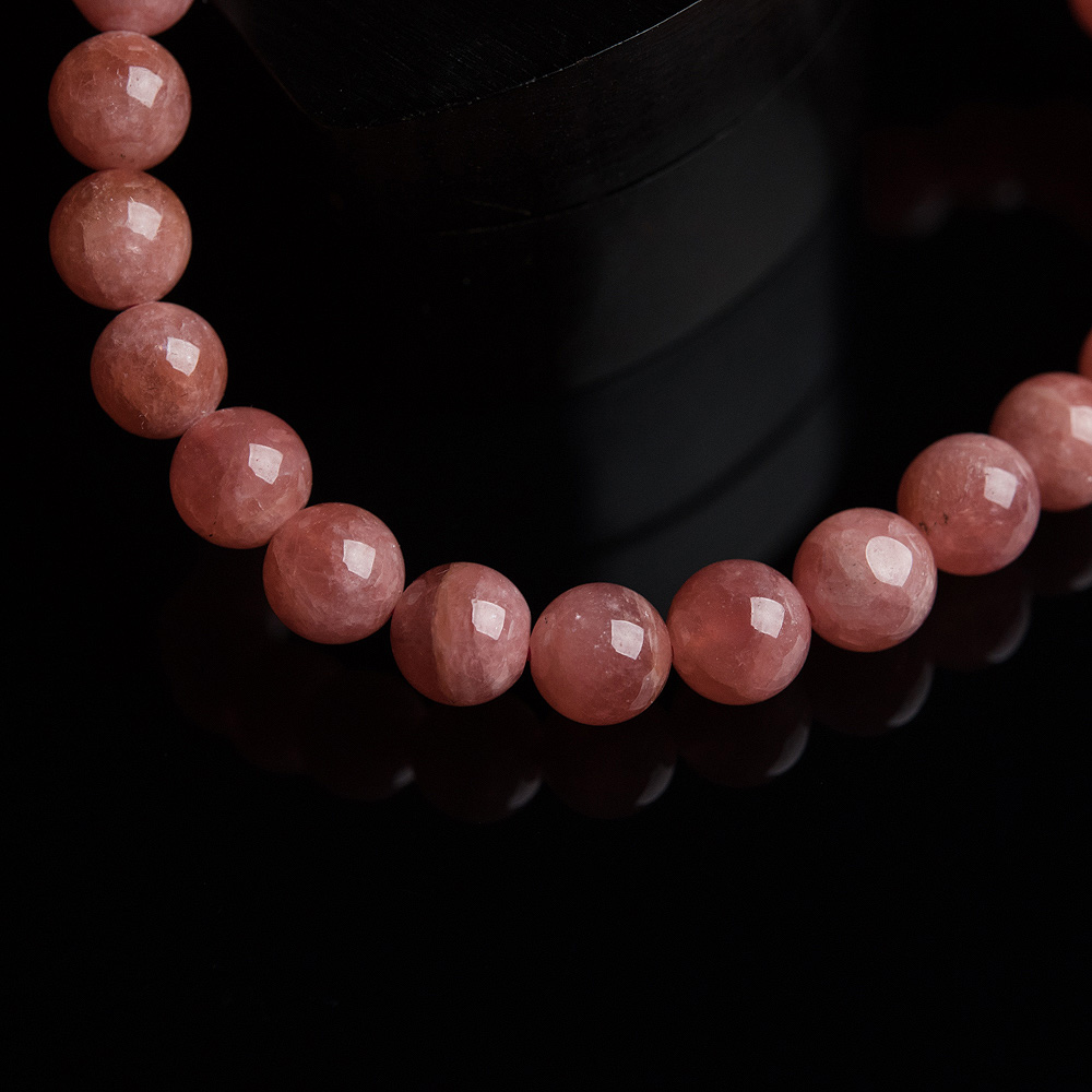 阿根廷红纹石单圈手串-红掌柜