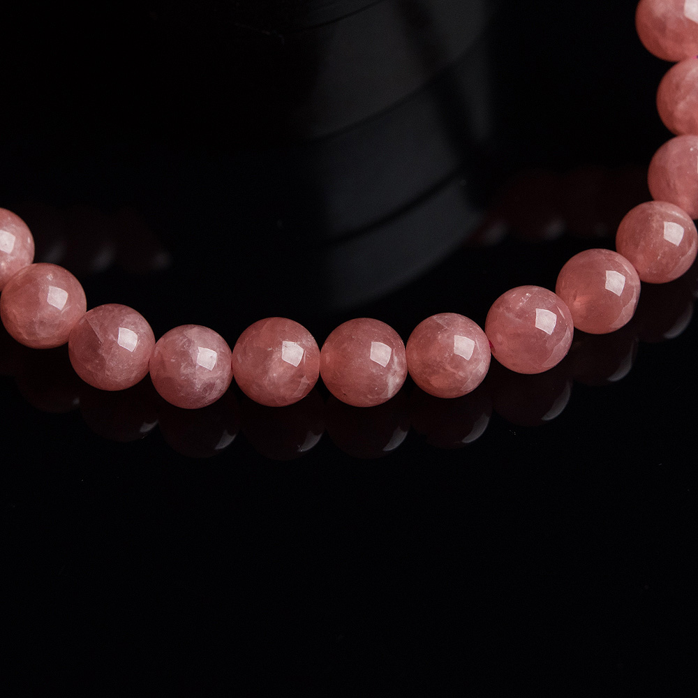 阿根廷红纹石单圈手串-红掌柜