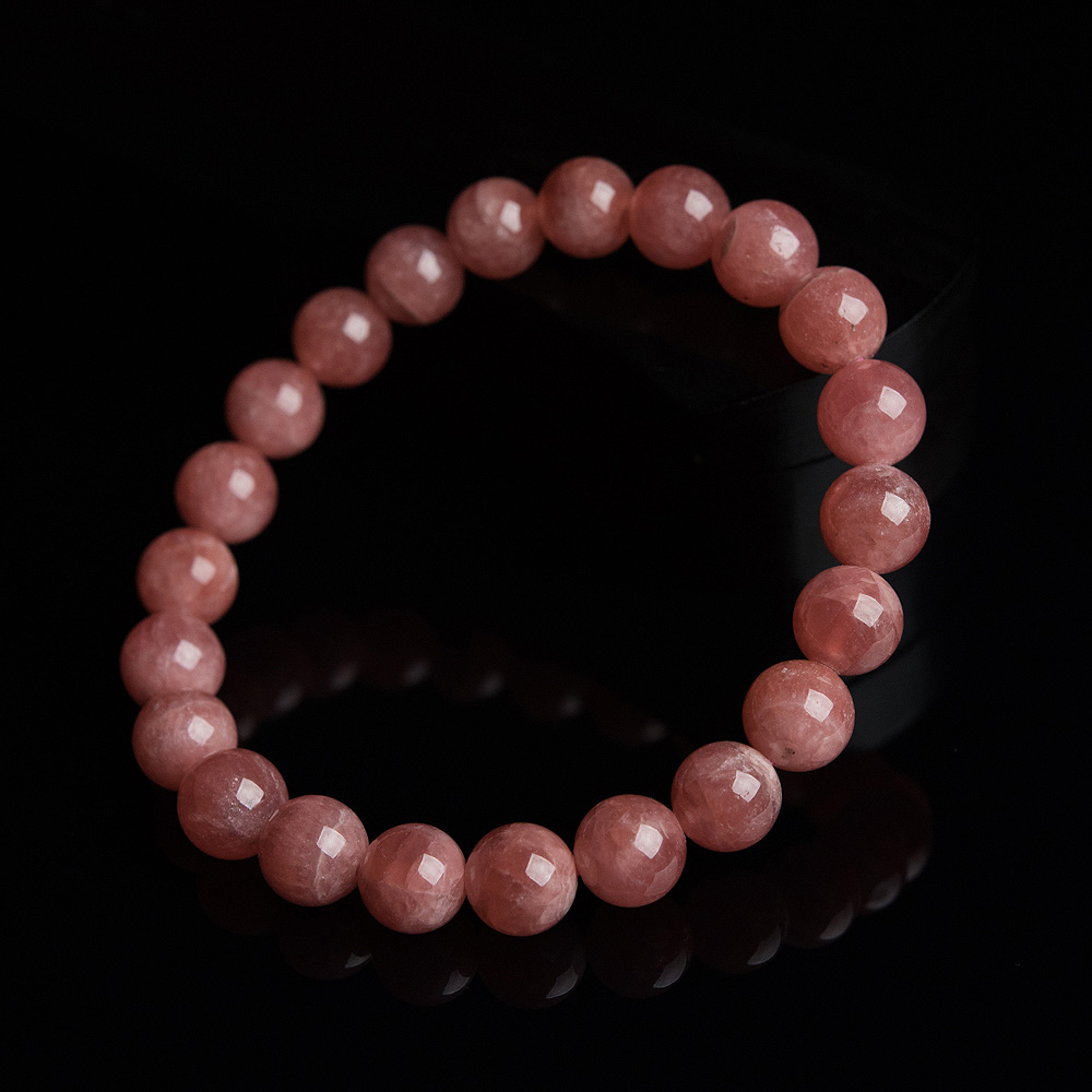 阿根廷红纹石单圈手串-红掌柜