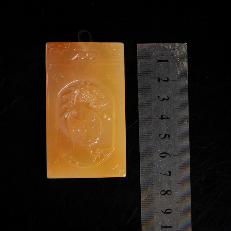 黄龙玉吊坠-红掌柜