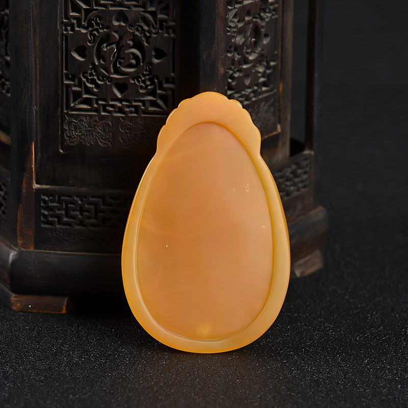 黄龙玉观音吊坠-红掌柜